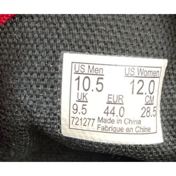 Vans Unisex Jester Red Black Sole Skater Shoes Size M-10.5 W-12 SKU 6194 - Picture 8 of 8